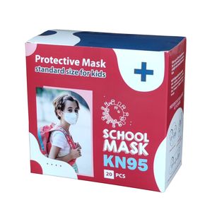 ماسک تنفسی کودک اسکول مدل kn95 2 بسته 20 عددی